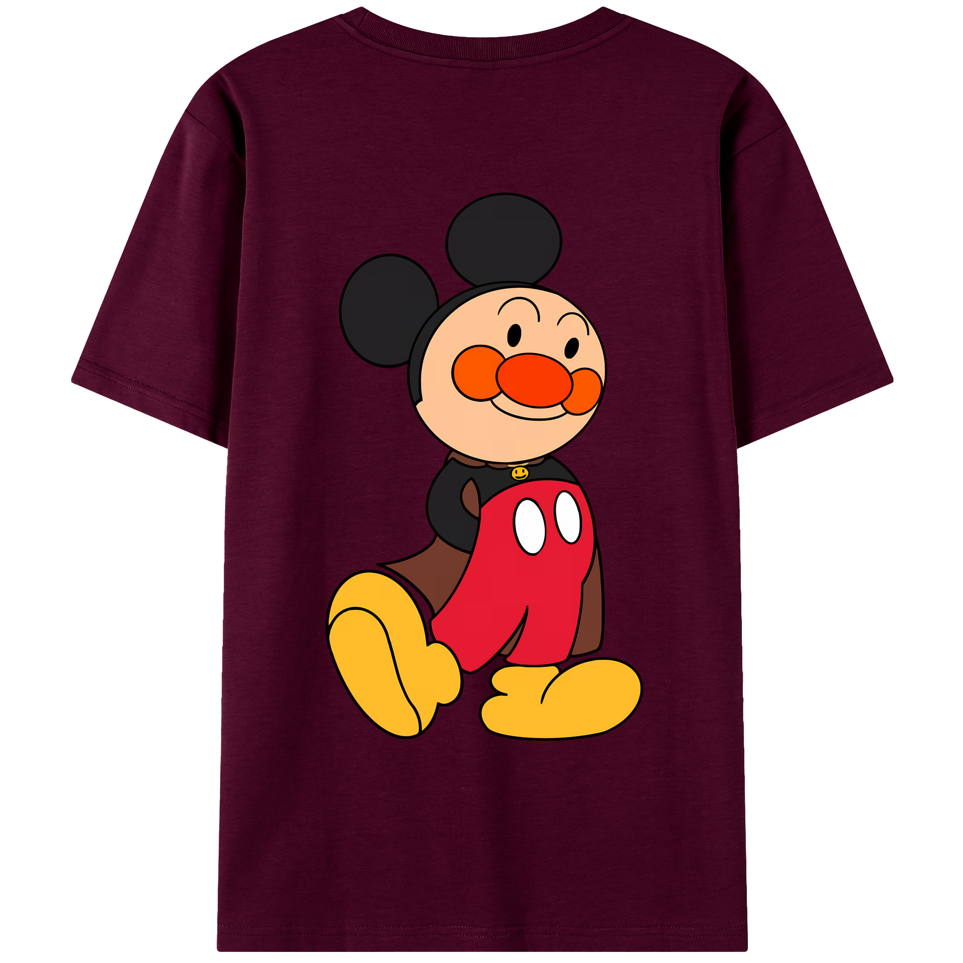（画像用） アンパンマン Anpanman レディース半袖Tシャツ(バックプリント)